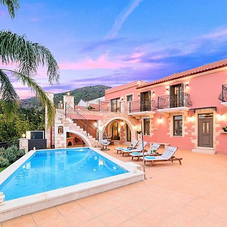 Steve Kois Villa Heated Pool Chrissi Akti Chania Exterior foto